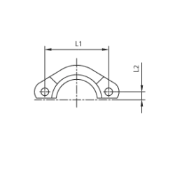 Скоба для фланца AFS3 3/4" (1 шт.)